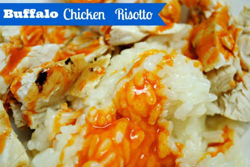buffalo chicken risotto