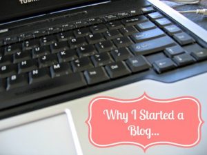 why i started a blog