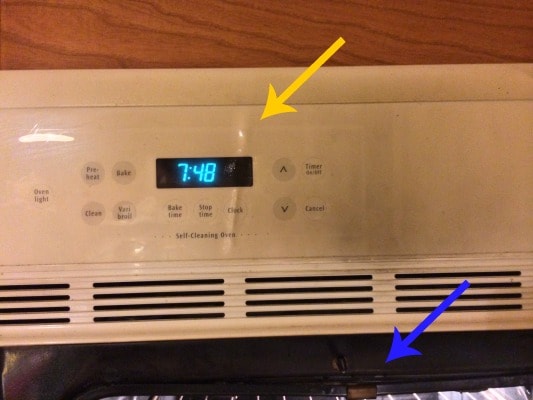 after oven fire damage