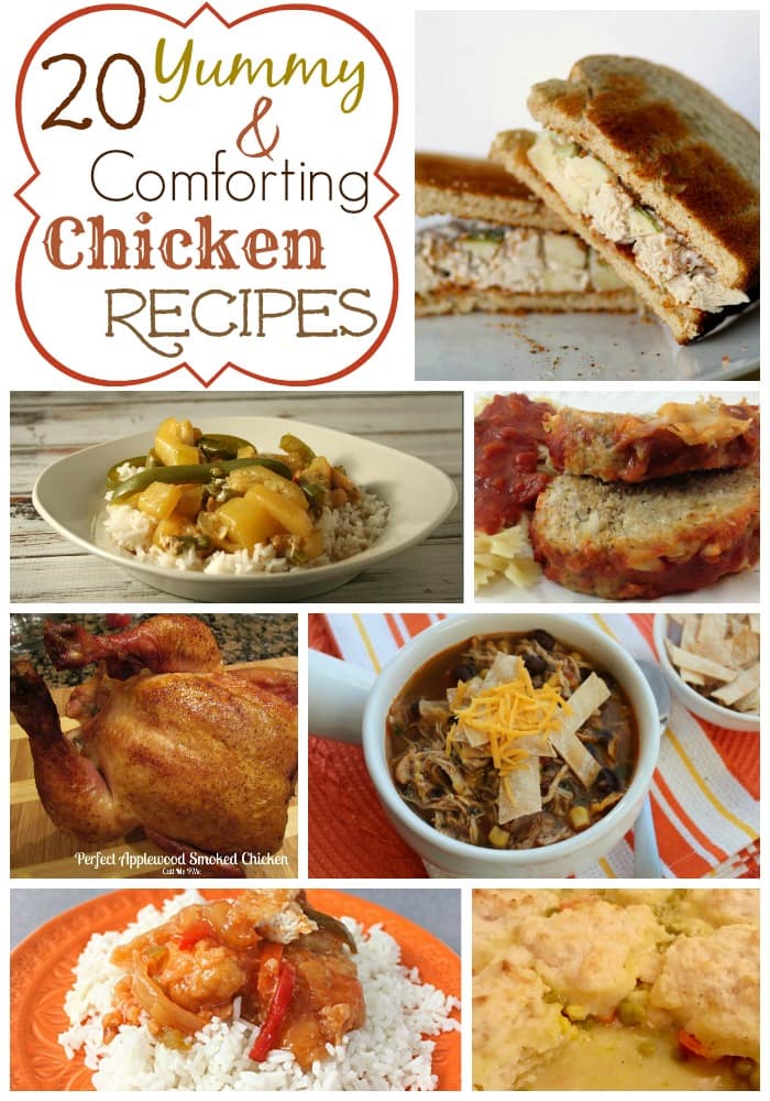 20 Yummy and Comforting Chicken Recipes