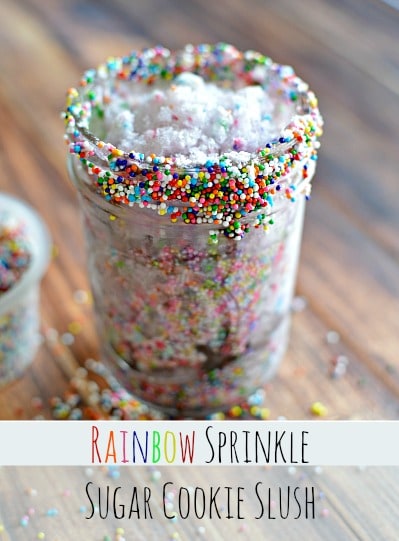 Rainbow Sprinkle Sugar Cookie Slush