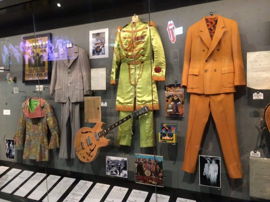 The Beatles at the Rock n Roll Hall of Fame and Museum