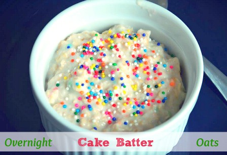 Overnight Cake Batter Oats