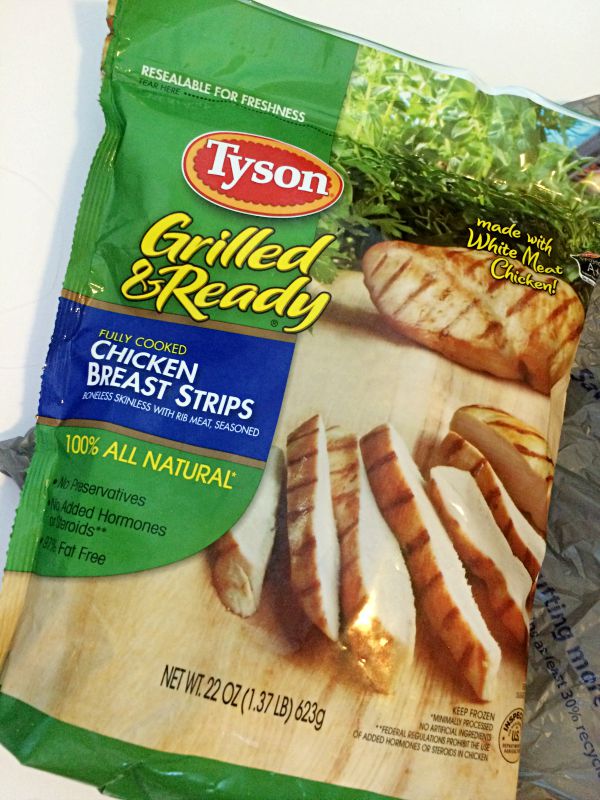 Tyson Grilled & Ready Chicken Breast Strips make dinner easy