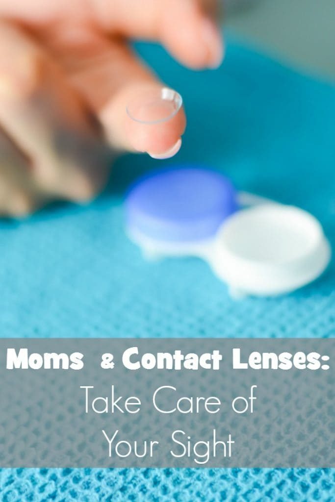 Moms and Contact Lenses - Take care of your sight with these contact lens wearing tips