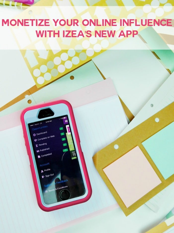 Monetize Your Online Influence with IZEA's New App