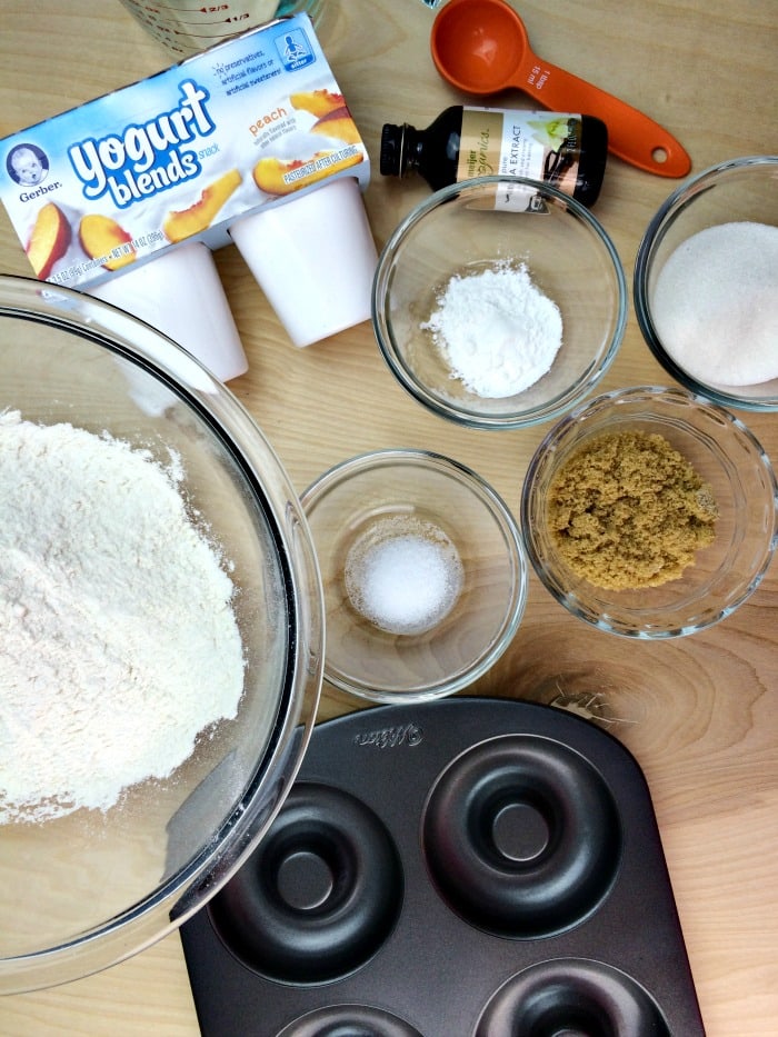 Homemade Peach Donuts